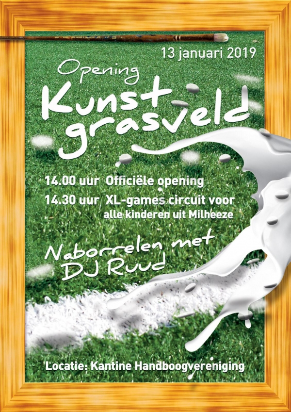Opening kunstgrasveld